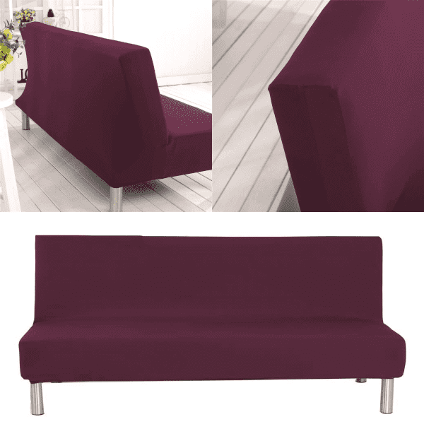Housse Clic Clac Mauve Foncé - Extensible, Élégante et Moderne