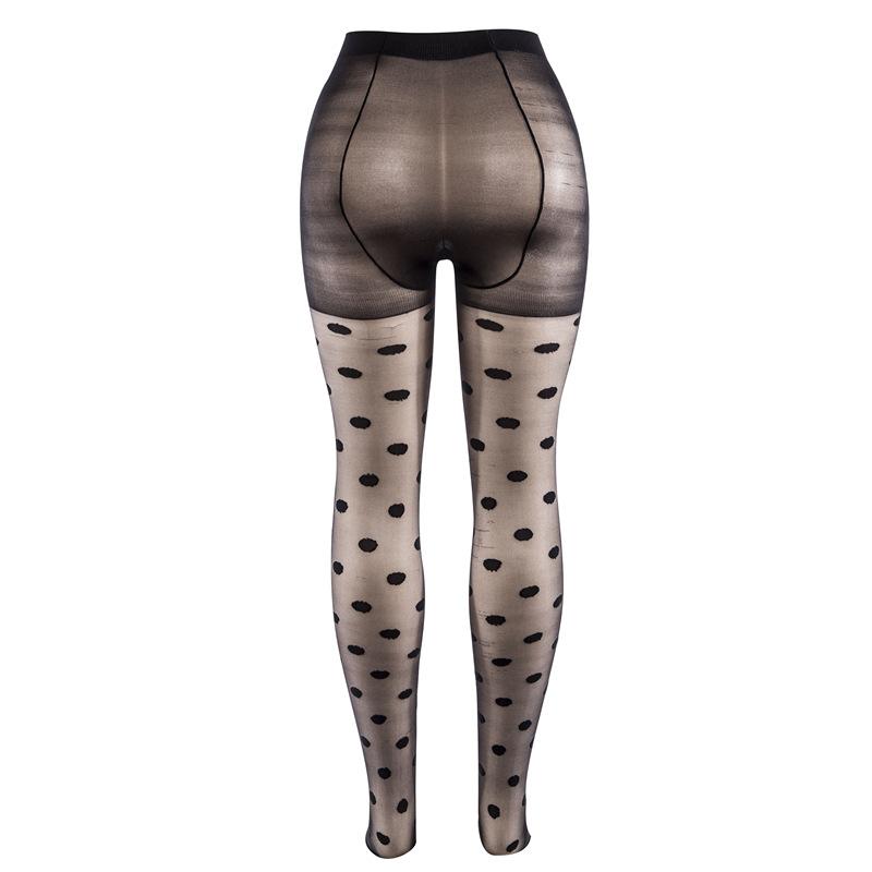 Collant à gros pois