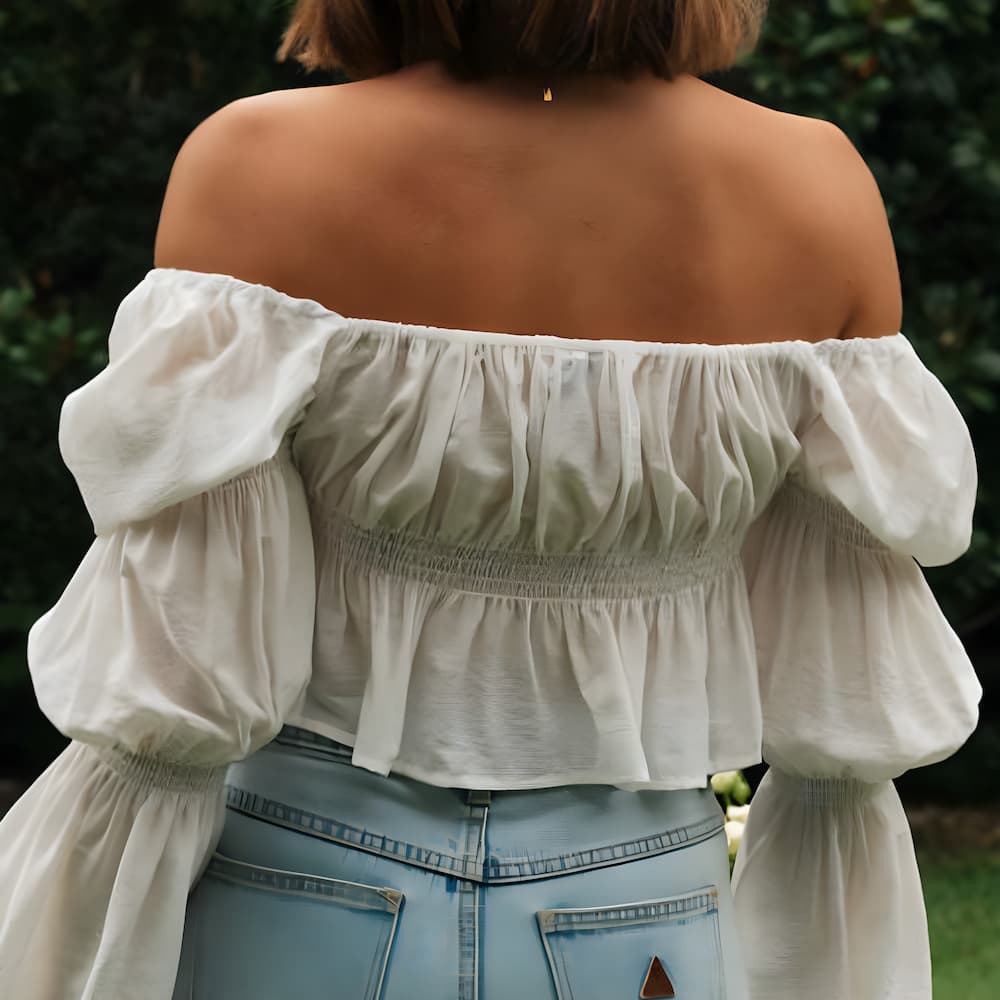 Crop-top bohème Aline