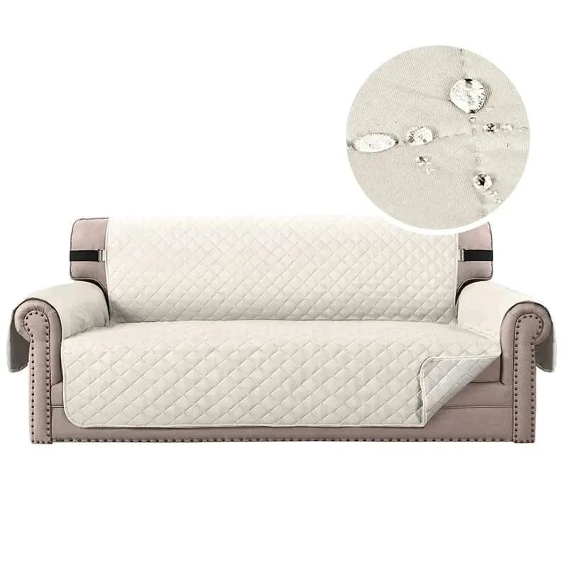 Housse de Canapé Imperméable Blanc