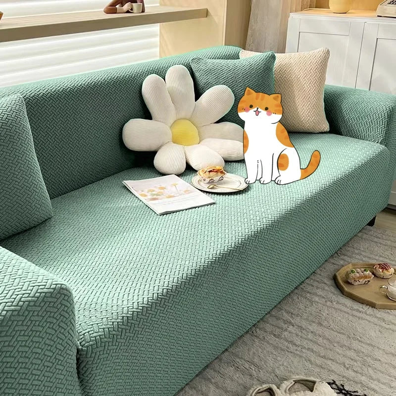 Housse Canapé Extensible - Motif Chevron