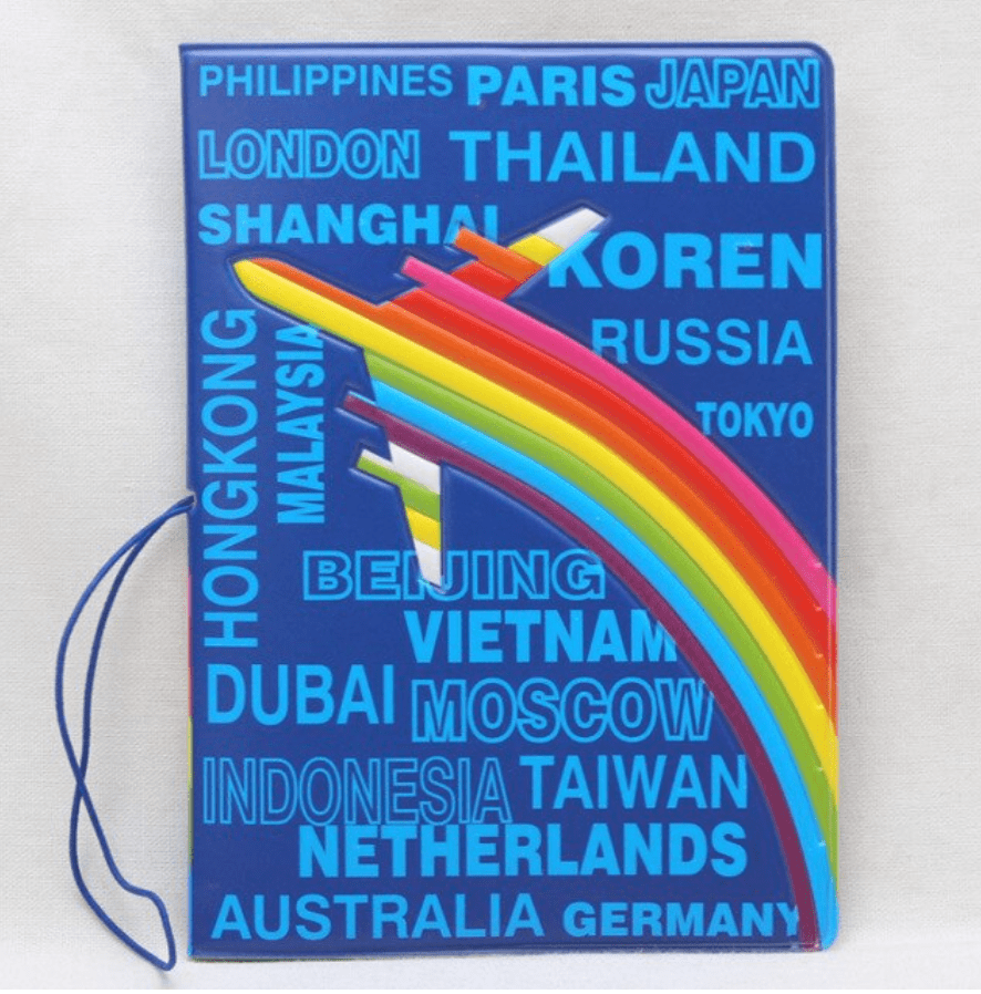 Etui passeport <br> Arc en Ciel