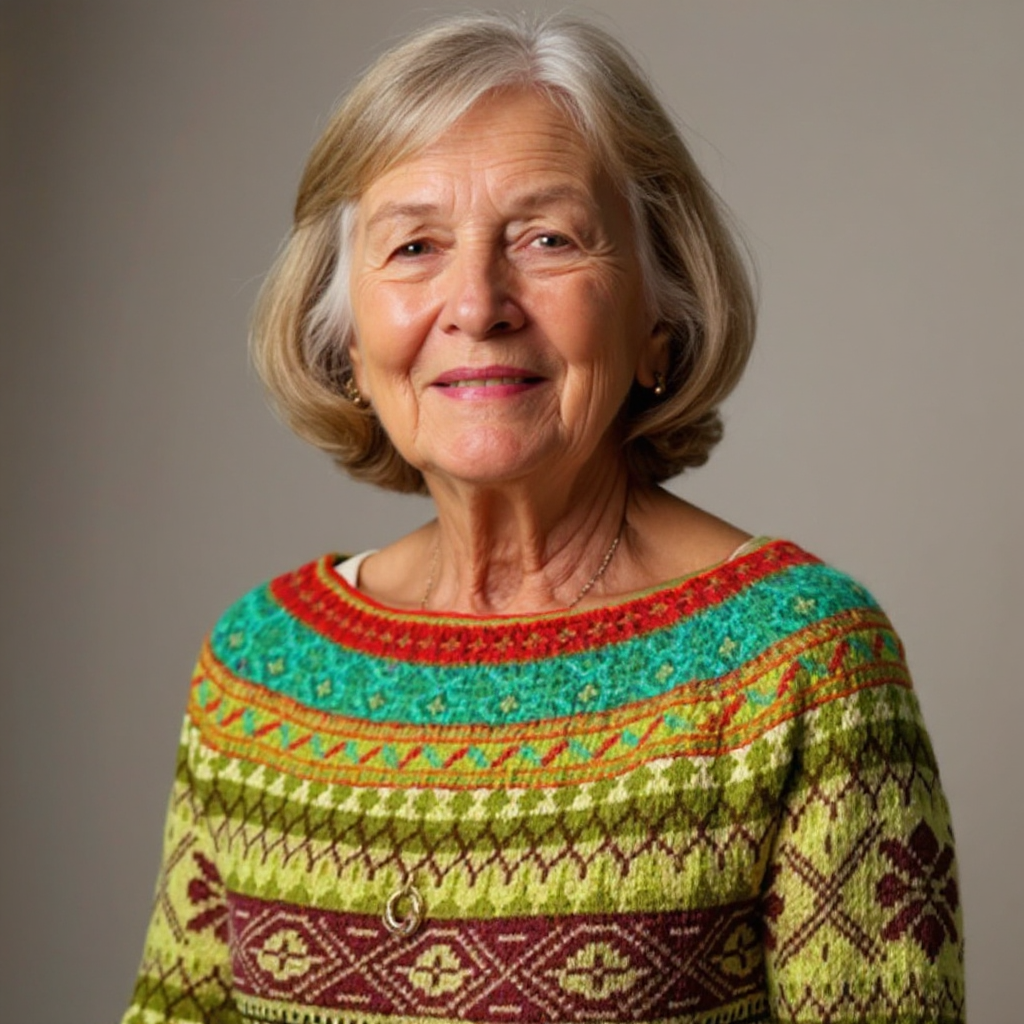 Caitlin | Pull Islandais Vintage