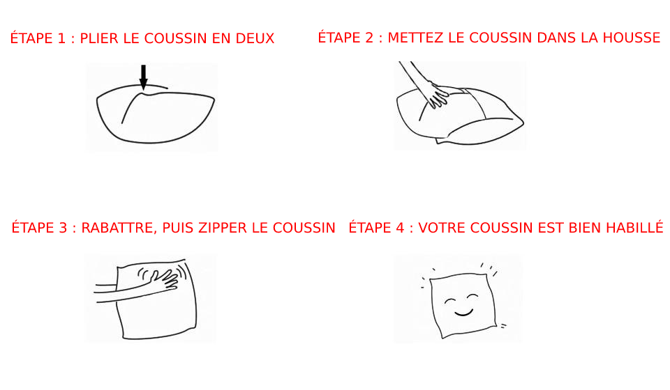 Housse Coussin - Coffe