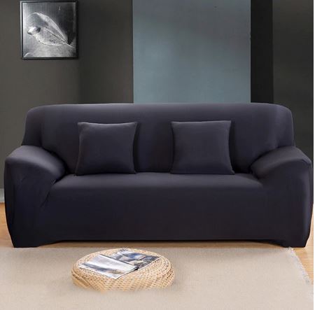 Housse canapé <br> Noir