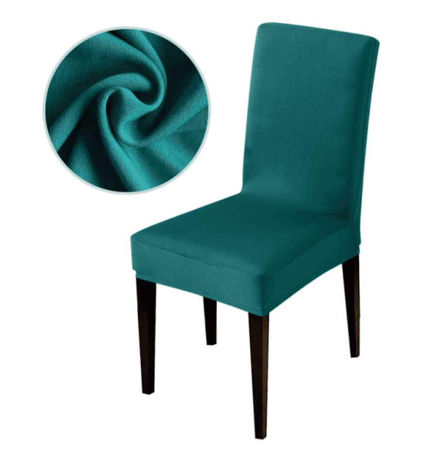 Housse de chaise <br> Bleu Canard
