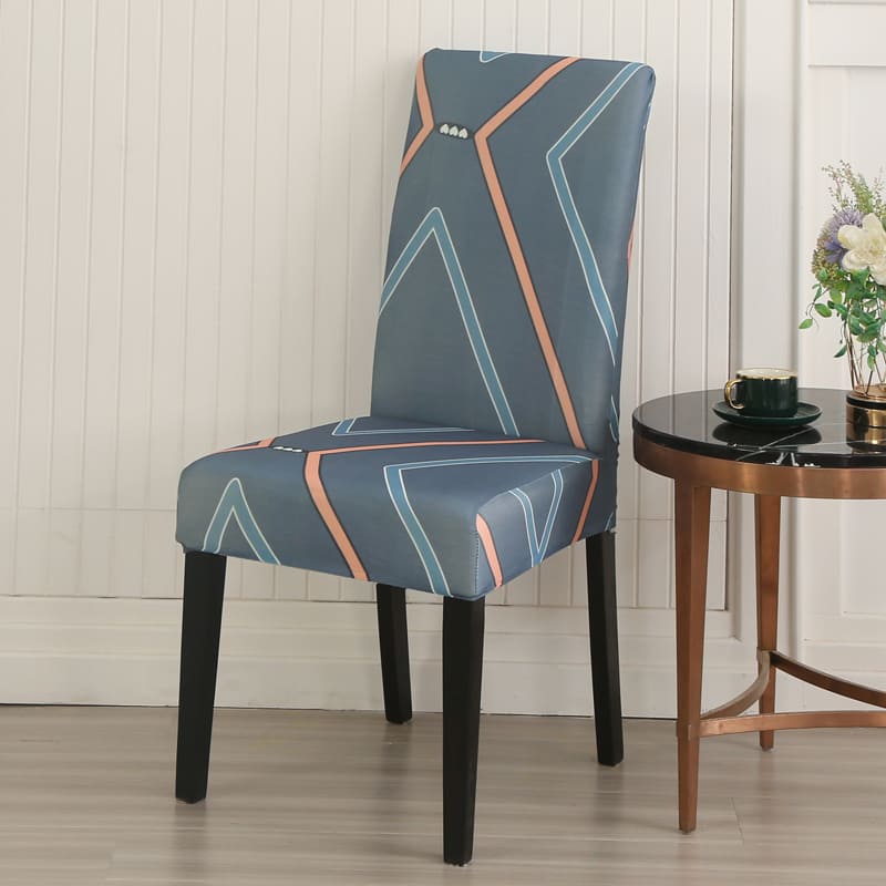 Housse de chaise <br> géométrie contemporaine