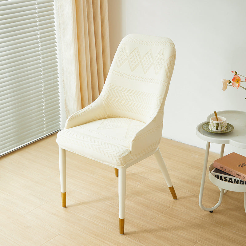 Housse chaise Scandinave avec Accoudoirs Géométrique