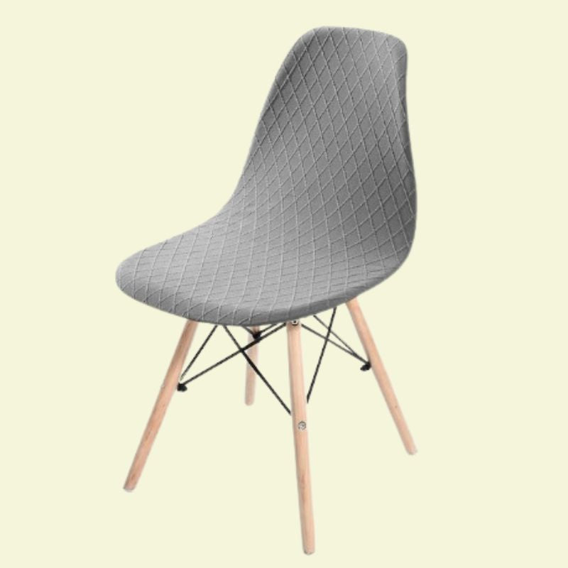 Housse chaise Scandinave <br> Universelle Gris Clair