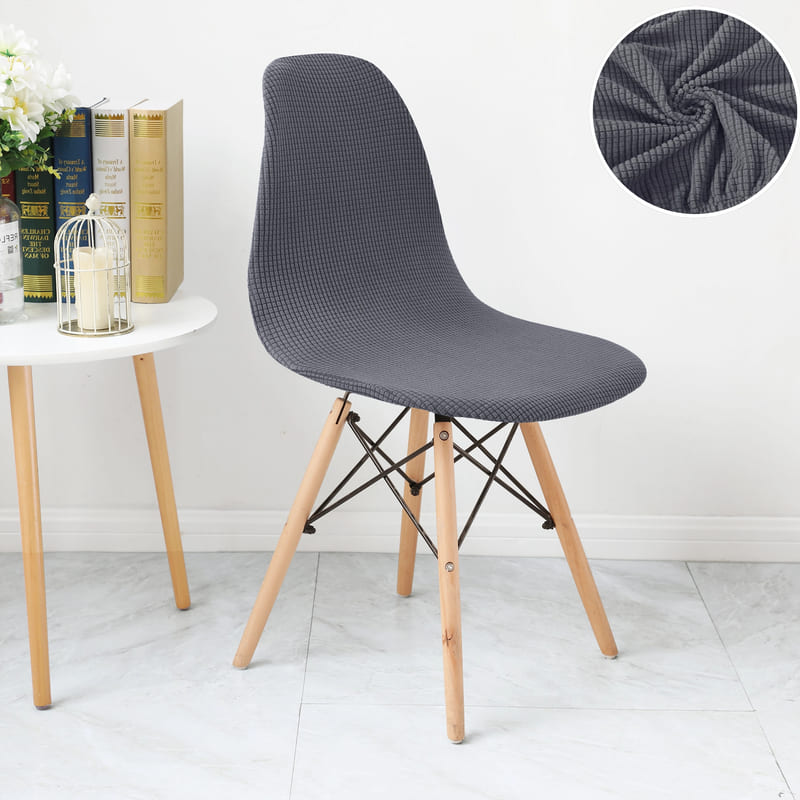 Housse chaise Scandinave <br> Gris foncé