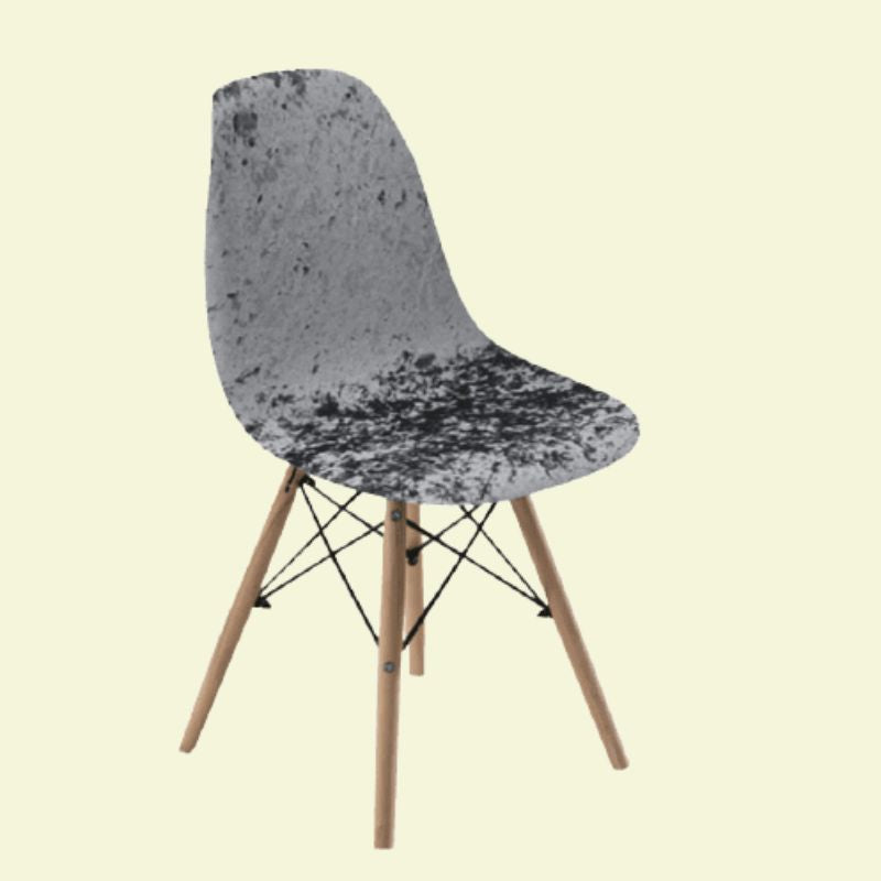 Housse chaise Scandinave <br> Tendance Gris Foncé