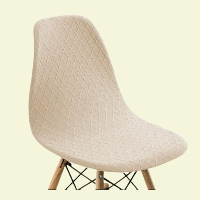 Housse chaise Scandinave <br> Universelle Beige