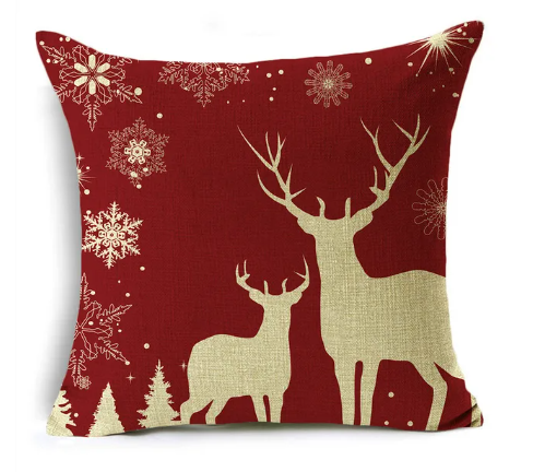 Housse de coussin 40x40 <br> Cerfs