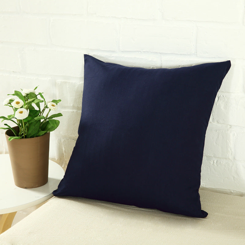 Housse de coussin 45x45 <br> Bleu marine