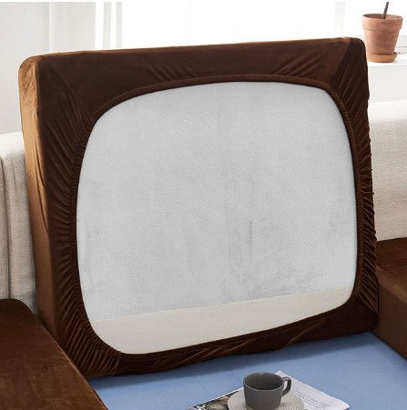 Housse de Coussin Canapé <br> Marron