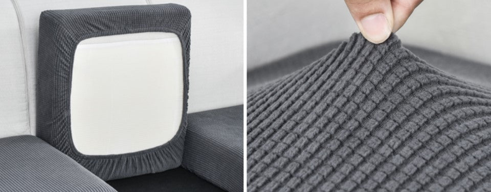 Housse de Coussin Canapé <br> Grise