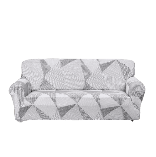 Housse de Canapé Extensible <br> Moderne Blanc