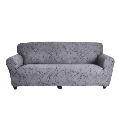 Housse de Canapé Extensible <br> Moderne Grise