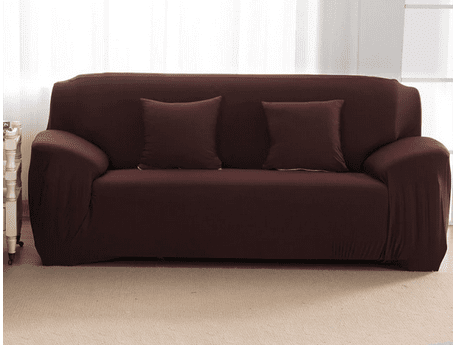 Housse canapé <br> Marron