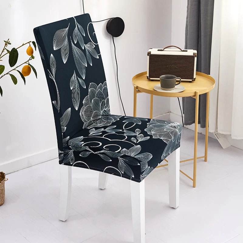 Housse de Chaise Extensible <br> Florale