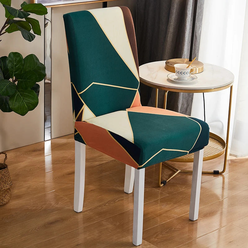 Housse de Chaise Extensible <br> Géométrique Chic