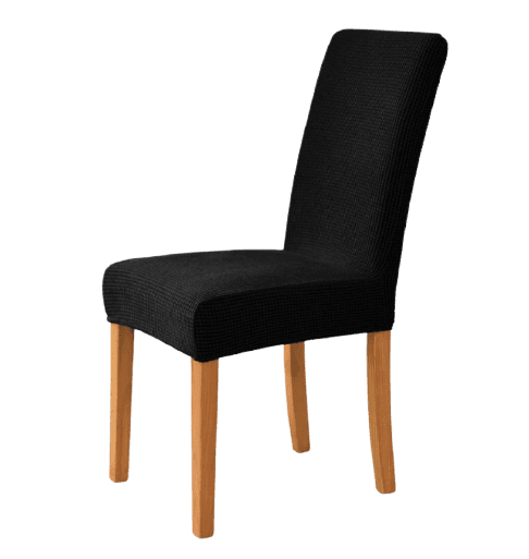 Housse de chaise <br> Extensible Noir