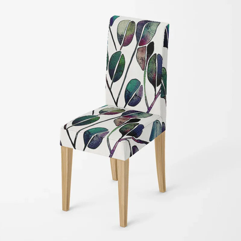 Housse de chaise <br> Feuillage Coloré