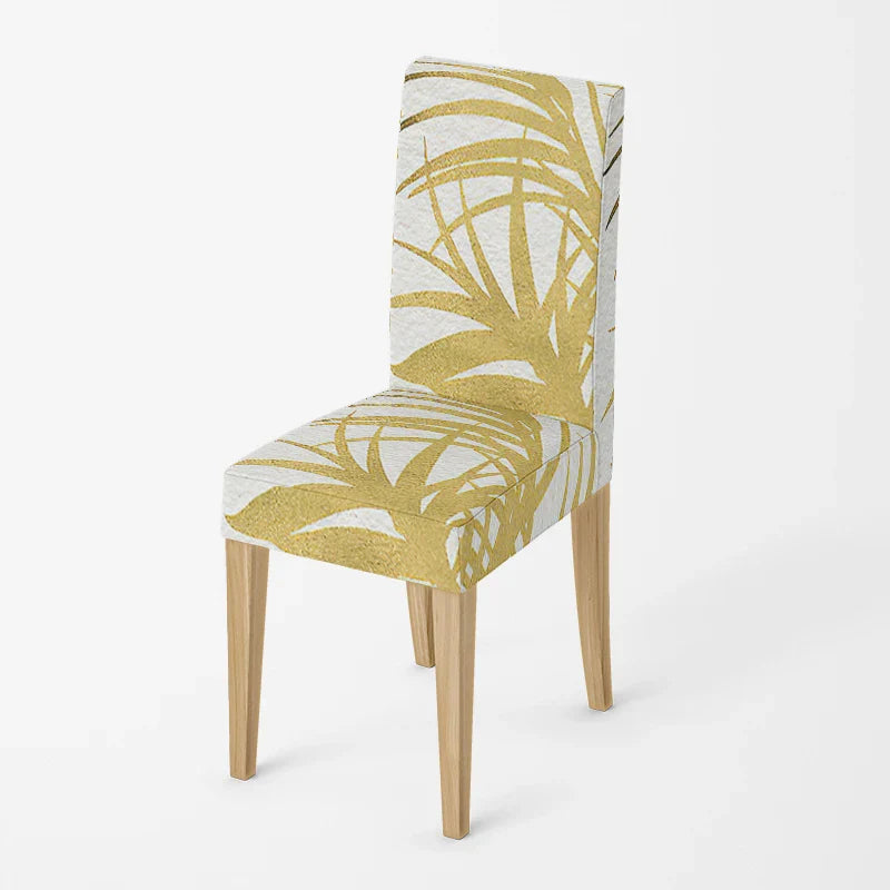 Housse de chaise <br> Feuillage Jaune