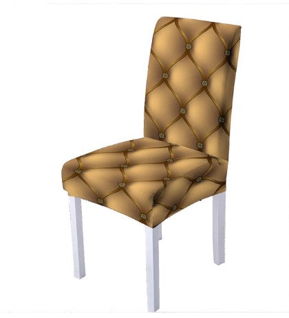 Housse de chaise <br> Matelassée Beige