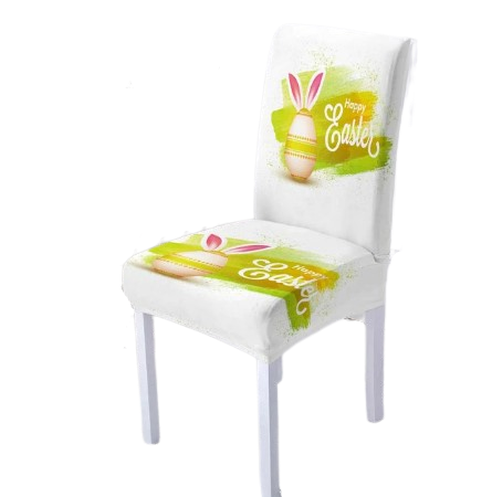 Housse de chaise <br> Œufs de Pâques