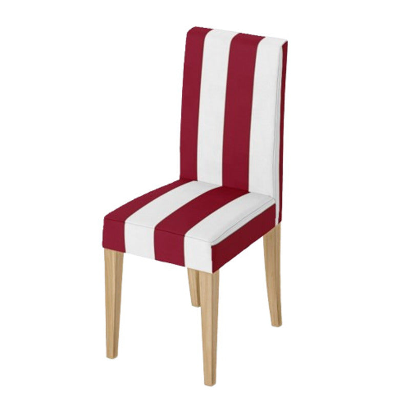 Housse de chaise <br> Rayures Bordeaux