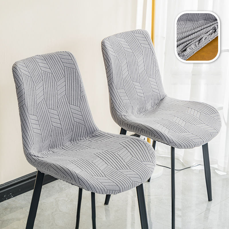 Housse chaise Scandinave <br> Contemporaine Gris Clair
