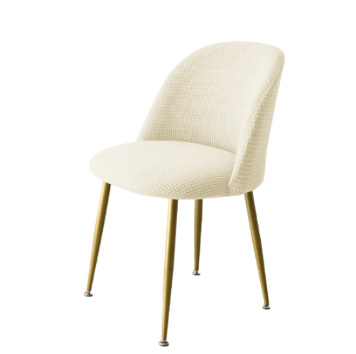 Housse chaise Scandinave Ivoire <br> Maury
