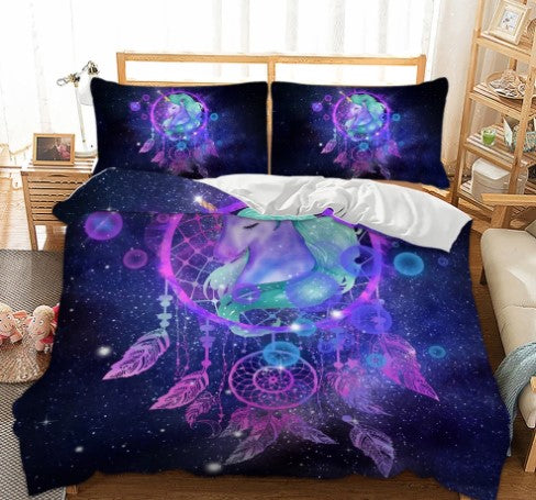 Housse de Couette Attrape Rêve<br> Licorne