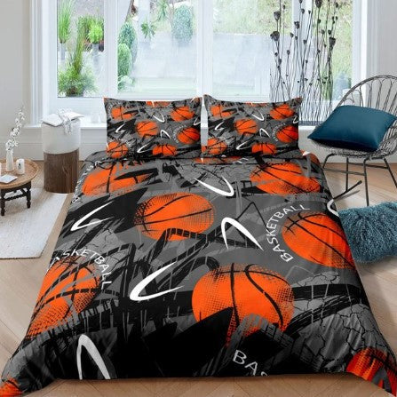 Housse de Couette <br> Basketball Grise