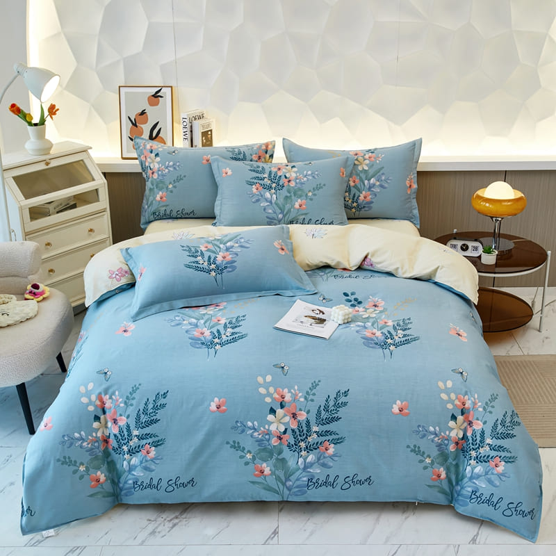 Housse de Couette <br> Bouquet Bleu