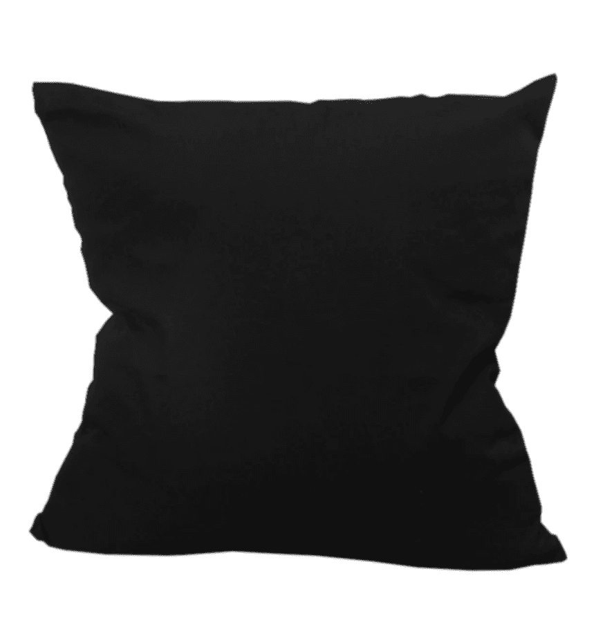 Housse de coussin 45x45 <br> Noir