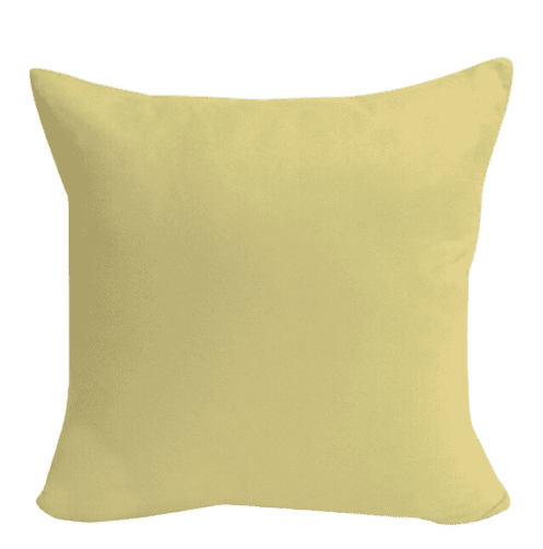 Housse de coussin 60x60 <br> Jaune Clair
