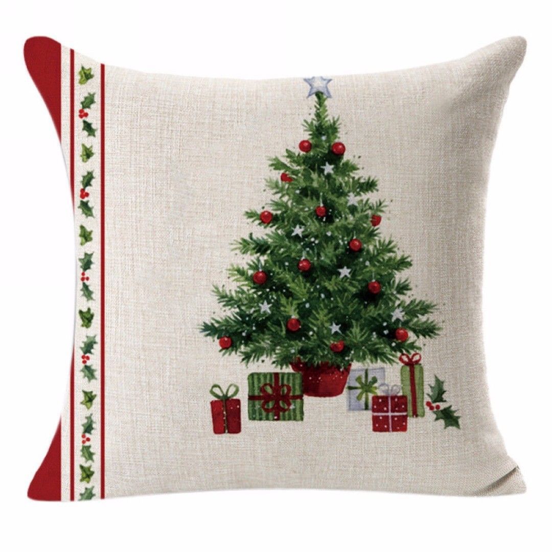 Housse de coussin <br> Sapins