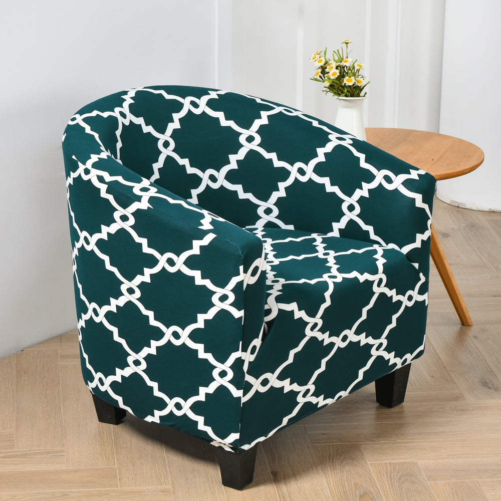Housse fauteuil Cabriolet <br> Géométrique Vert