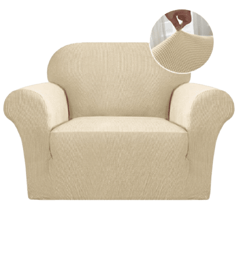 Housse fauteuil <br> Crème
