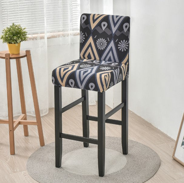 Housse de Tabouret <br> Géométrique Colorée