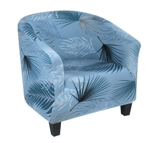 Housse fauteuil Cabriolet <br> Fleurie Bleue