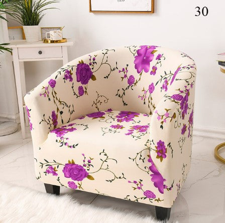 Housse fauteuil Cabriolet <br> Fleurie Violet