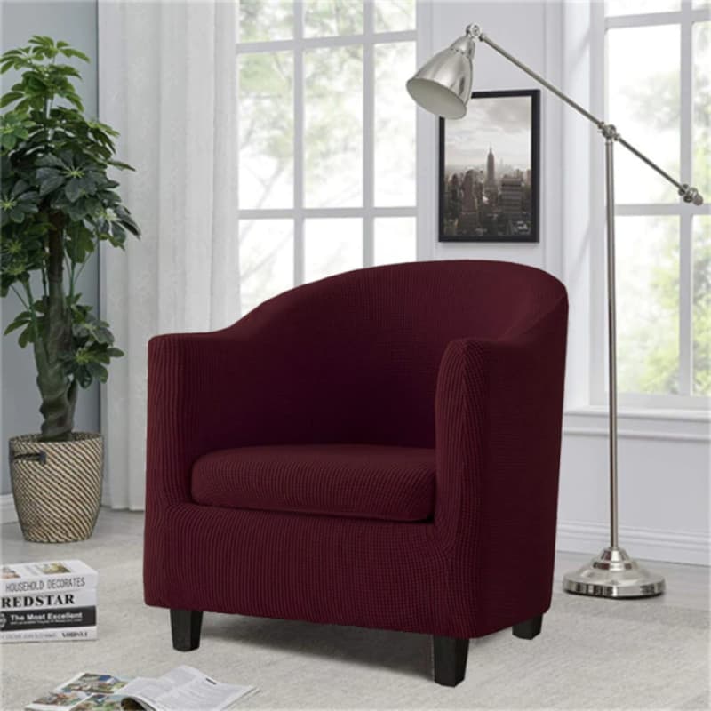 Housse Fauteuil Cabriolet - Jacquard - Rouge Bordeaux