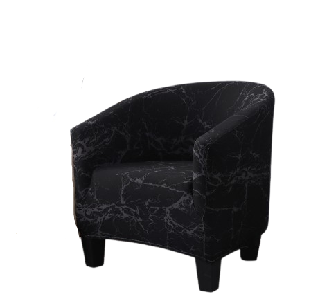 Housse fauteuil Cabriolet <br> Marbre Noir