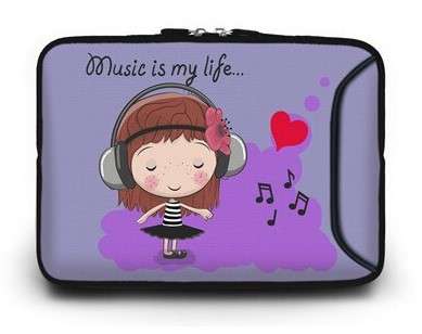 Housse ordinateur 13 pouces <br> Musique