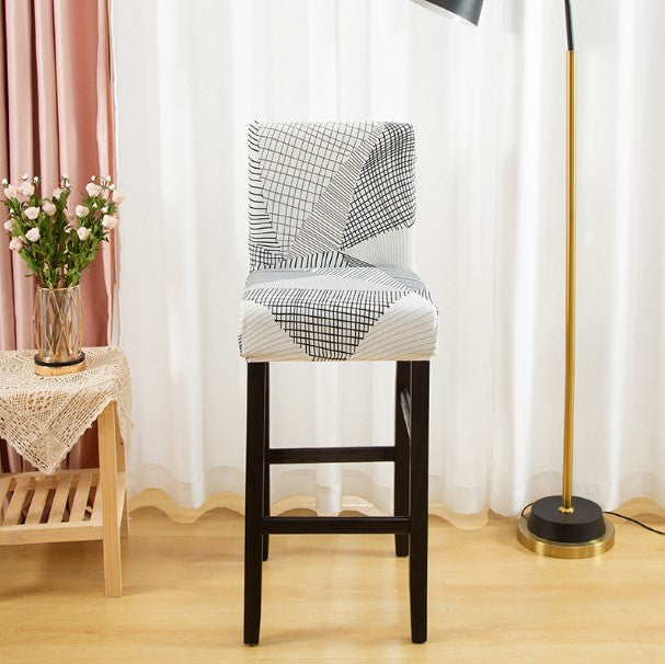 Housse de Tabouret <br> Rayée
