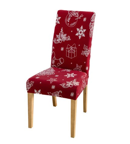 Housse de chaise <br> Motifs de Noël