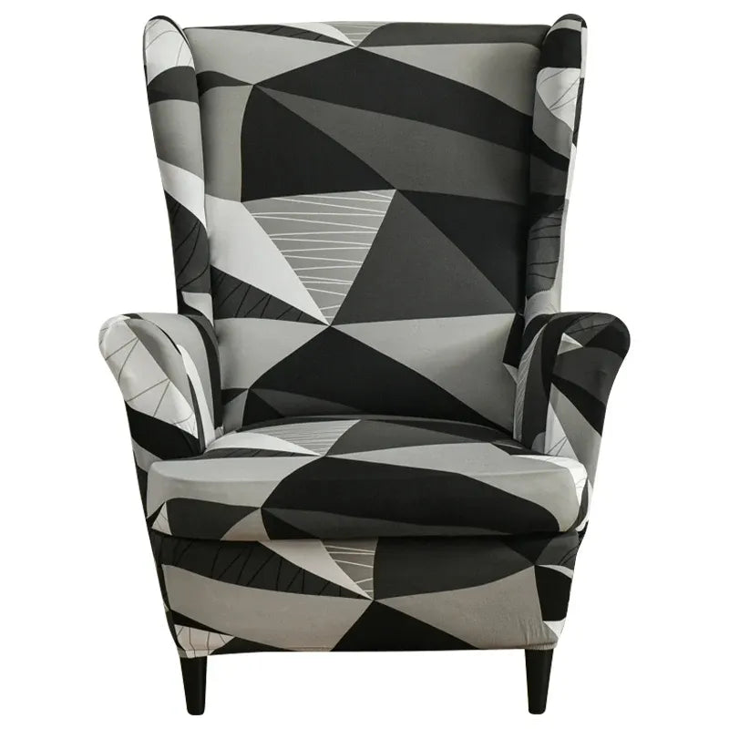 Housse de Fauteuil à Oreilles Imprimée 33